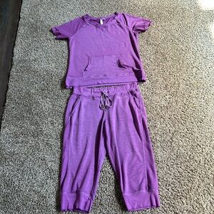 Green Tea Loungewear set, size Large